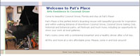 Welcome to Pat's Place in Coconut Grove, Florida